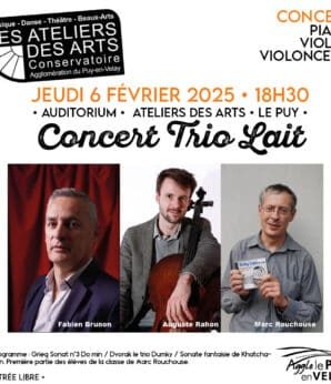 CONCERT TRIO LAIT / TRIO PIANO, VIOLON, VIOLONCELLE